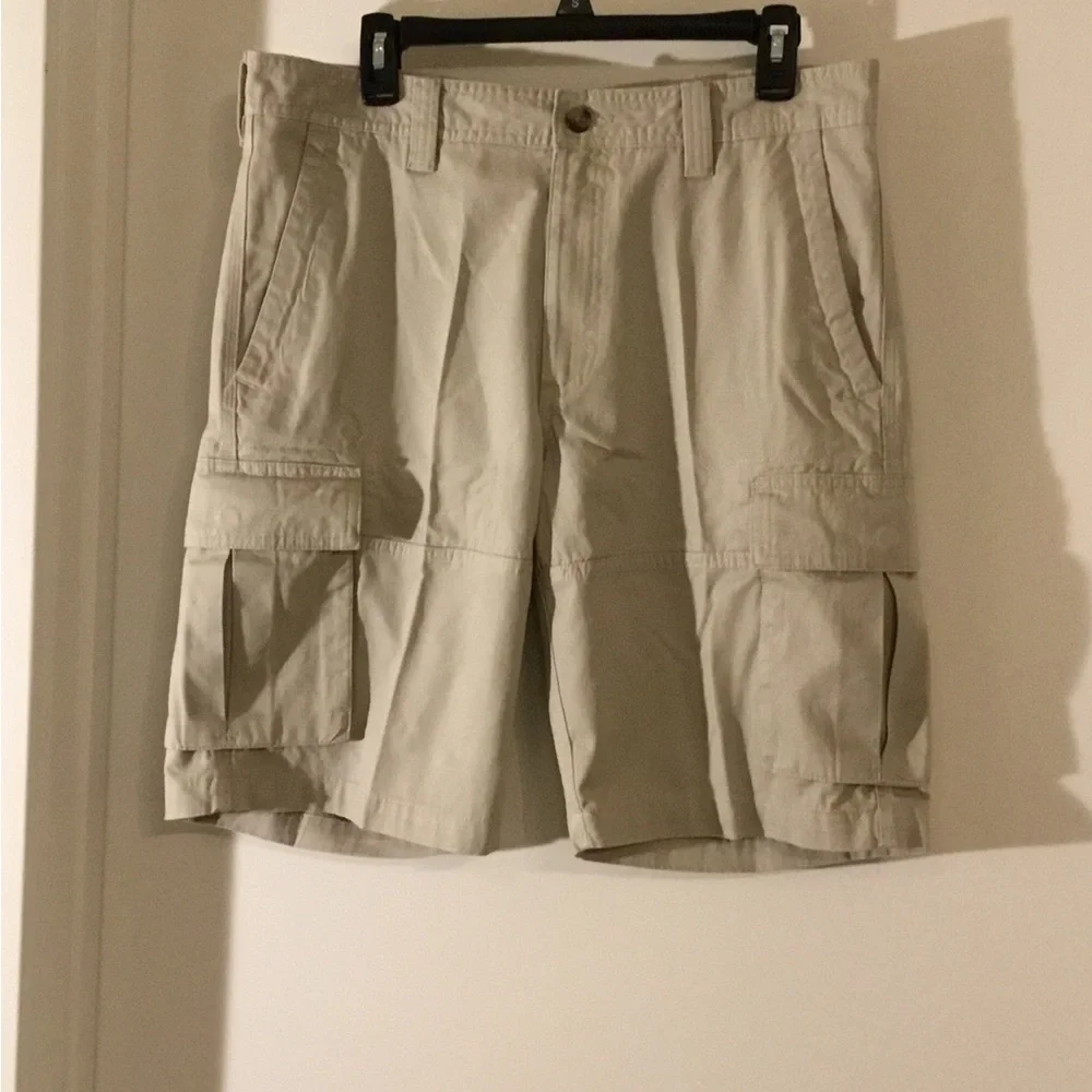 Club Room Cargo Tan Men’s Shorts Size 33 $ 30 - Picture 5 of 10